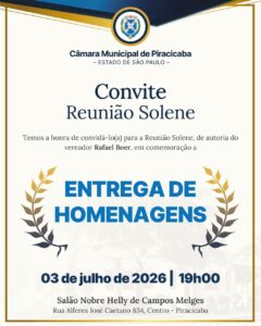Entrega de Homenagem